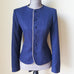 Vintage JG Hook Navy Button Up Wool Blazer Jacket