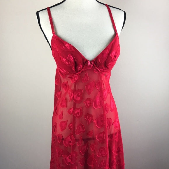 Victoria's Secret Holiday Heart Valentines Nightie The Stand Alone Victoria's Secret Holiday Heart Valentines Nightie The Stand Alone