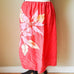 Vintage Floral 2 Pc Matching Blouse & Midi Skirt