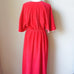 Vintage Vanity Fair Red Zip Up Robe