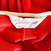 Vintage Vanity Fair Red Zip Up Robe