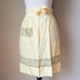 Vintage Yellow Gingham Pattern Embroidery Apron