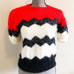 Vintage Mohair Chevron Pullover Sweater