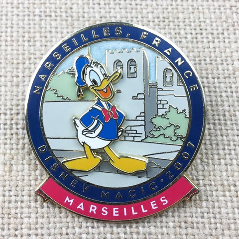 Disney Marseilles France Disney Magic 2007 Donald Duck Pin