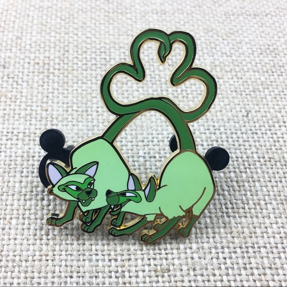 Disney Lady and the Tramp Dogs Green Cats SI AM St Patrick’s Day LE