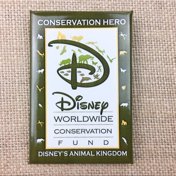 Disney Worldwide Conservation Fun  Pin Button