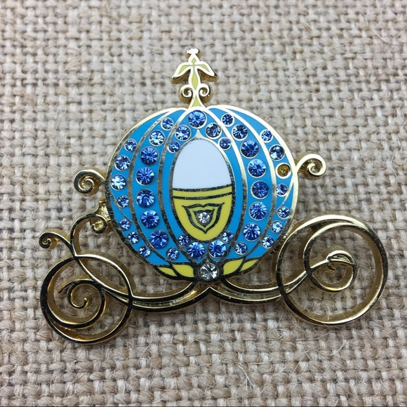 Disney Cinderella Jeweled Carriage Pin