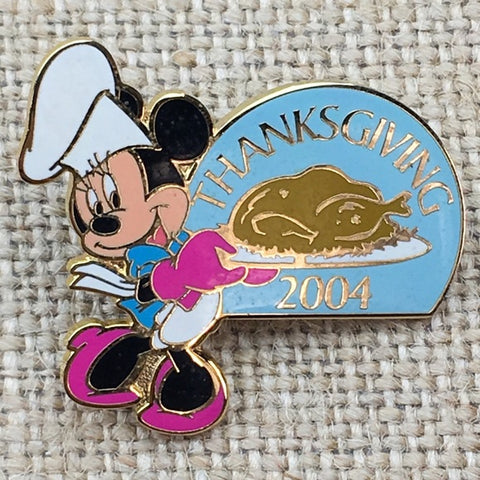 Disney Thanksgiving 2004 Minnie Mouse Cast Exclusive LE1000 Pin