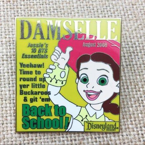 Disneyland Resort Damselle Magazine Jessie Toy Story Pin