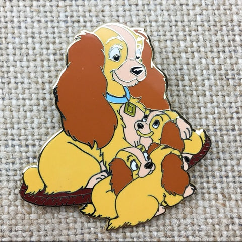 Disney Lady and the Tramp Booster Collection Version Lady & Puppies