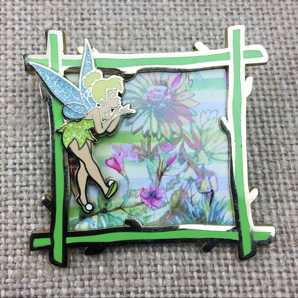 Disney Tinker Bell Spring Collection Frame Flowers Pin