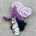 Disney Villians Peter Pan Captain Hook Jeweled Hat Pin