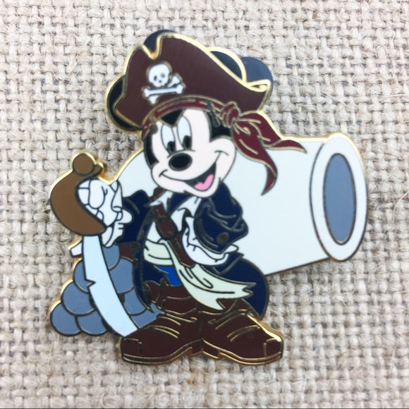Disney Mickey Pirates of the Caribbean Cannon Pin