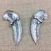 Vintage Sarah Conventry Feather Climber Clip On Earrings