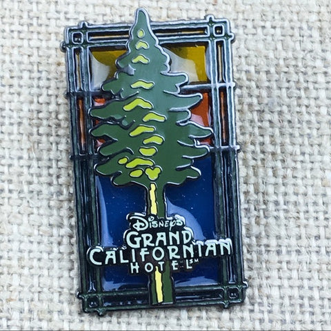 Disney DLR Disney's Grand Californian Hotel Stain Glass Exclusive Pin