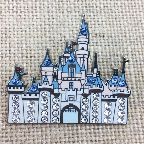 Disney Castle Jeweled Cinderella Pin