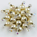 Vintage Faux Pearl Heart Shaped Brooch
