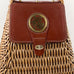 Vintage 60’s Asian Wicker Rattan Handle Purse