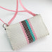 Woven Plastic Crossbody Purse