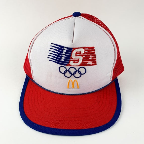 Vintage 80’s Olympic USA McDonald SnapBack Hat