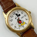 Disney Lorus Quartz Mickey Mouse Leather Watch