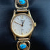 Vintage Timex Quartz Turquoise Stretch Band Watch