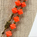 Vintage 1960’s Plastic Double Cone Necklace