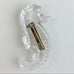 Waterford Crystal Seahorse Brooch Pin