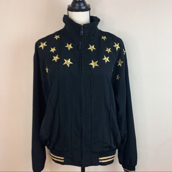 Vintage Russel KM Bomber Gold Star Jacket