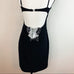 Vintage Tadashi Butterfly Sequin Patch Dress