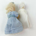Doll House Miniature Girl Newborn Thread Wrapped Wire Dolls