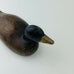 Hand Crafted Wooden Duck Brass Beak Decoy Wooden Ware Seattle Washington