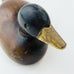 Hand Crafted Wooden Duck Brass Beak Decoy Wooden Ware Seattle Washington