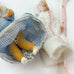 Doll House Miniature Girl Newborn Thread Wrapped Wire Dolls