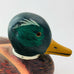 Vintage Wood Duck Decoy Figurine 2 Ducks