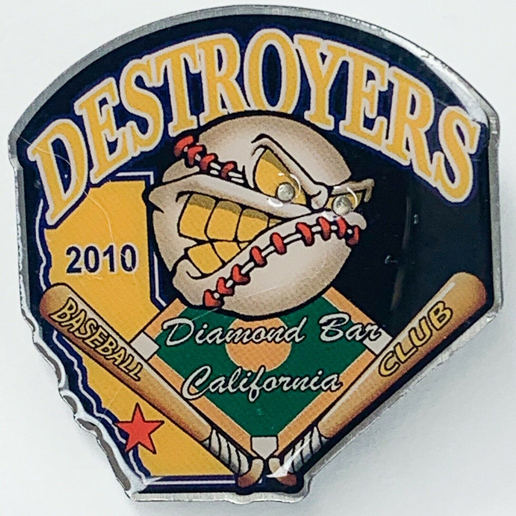 Destroyers 2010 Diamond Bar California Baseball Club Light Up Pin
