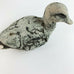 Carved Stone Duck Art Signed Stan Paper Weight