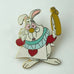 Disney White Rabbit From Alice in Wonderland Pin