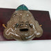 Shirokiya Mask Japanese Ceramic Face Mask On Wood Hanging Japan