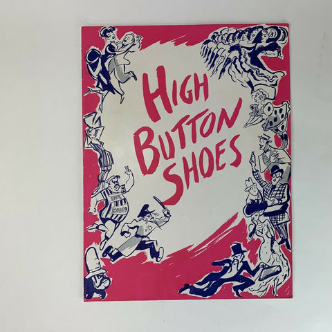 High Button Shoes Souvenir Program Eddie Foy Jr Jack Whiting Audrey Meadows