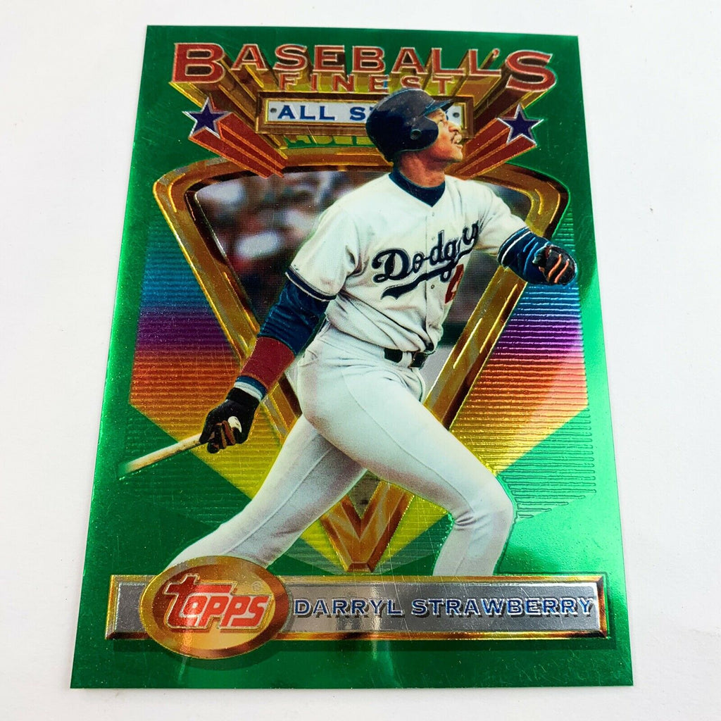 Darryl Starwberry 1993 Topps Finest All-Star #89 Dodgers Baseball Card