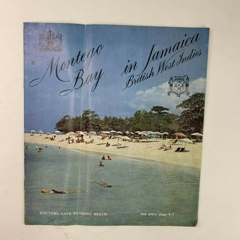 Montego Bay in Jamaica British West Indies Color Brochure Booklet