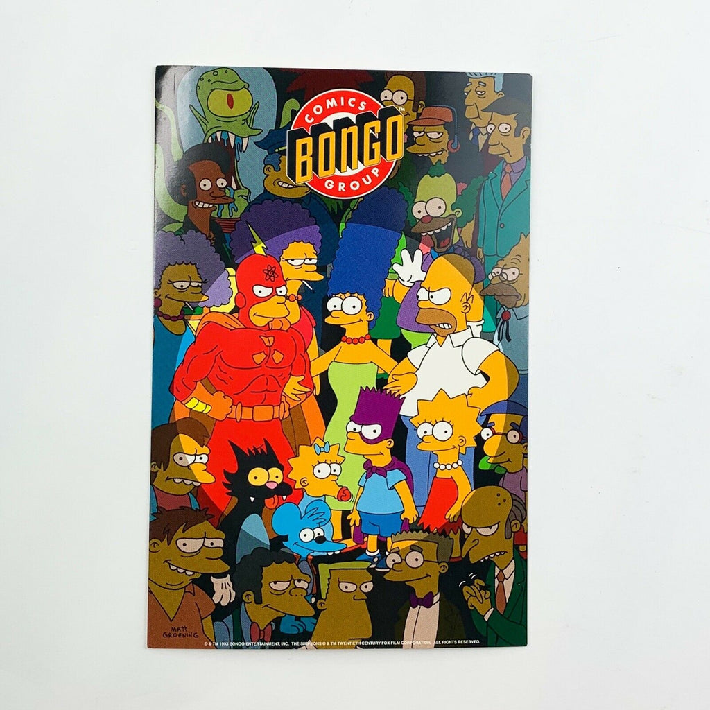 The Simpsons Radioactive Man Matt Groening Twenttieth Century Fox 1993 Postcard