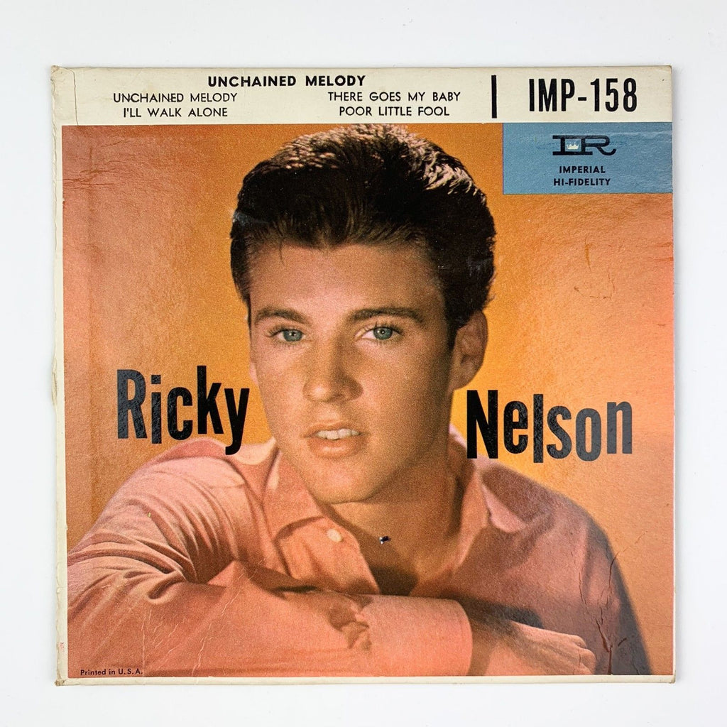 Vinyl Music Record Ricky Nelson Unchanged Melody Records 45 7" IMP-158