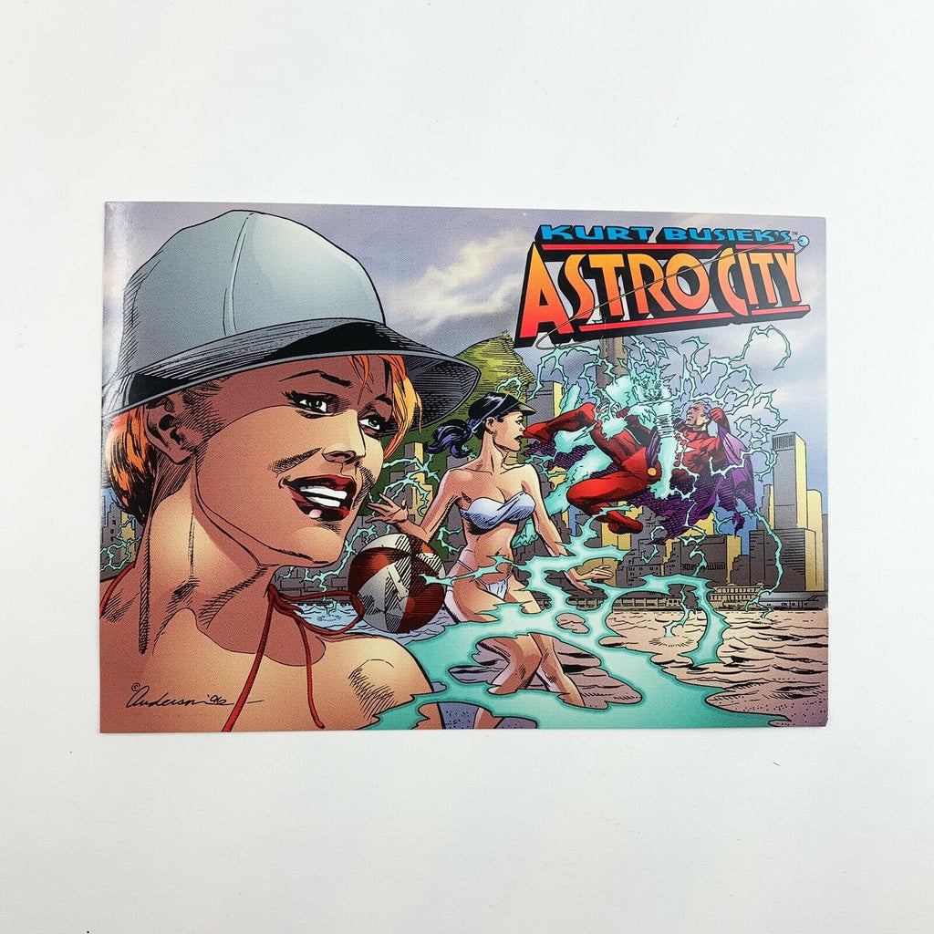 1996 Homage Comics Kurt Busiek Astro City Juke Box Productions Postcard