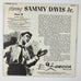Vinyl Music Record Starring Sammy Davis Jr. Part 2 Decca Records 45 7" ED-2215