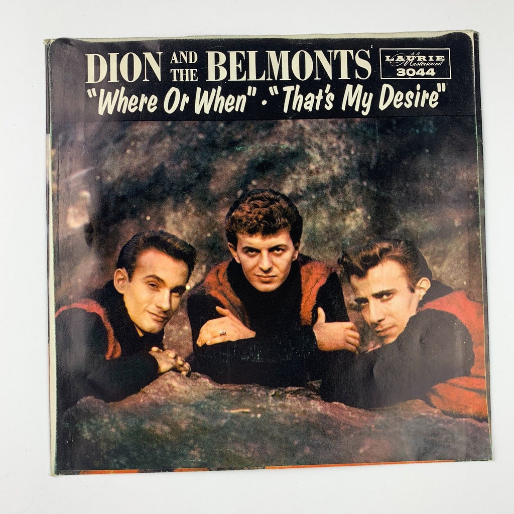 Vinyl Music Record Dion and the Belmonts Where  or When - That's My Desire 3044