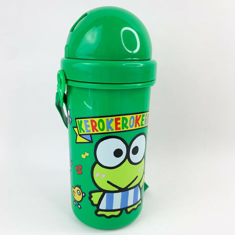 Sanrio Japan Kero Kero Keroppi Cup Straw Bottle Carry Strap Holder