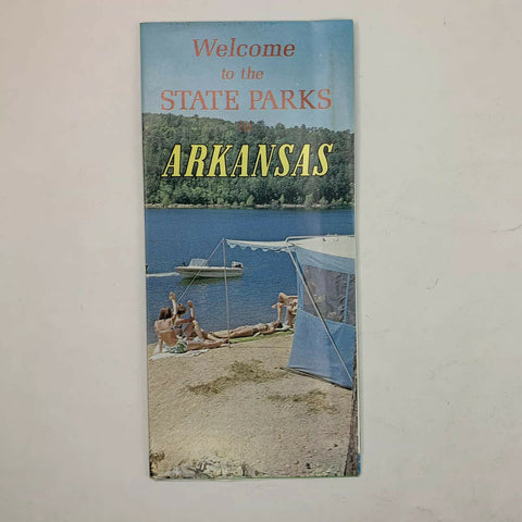 State Parks Little Rock Arkansas Vintage Information Brochure