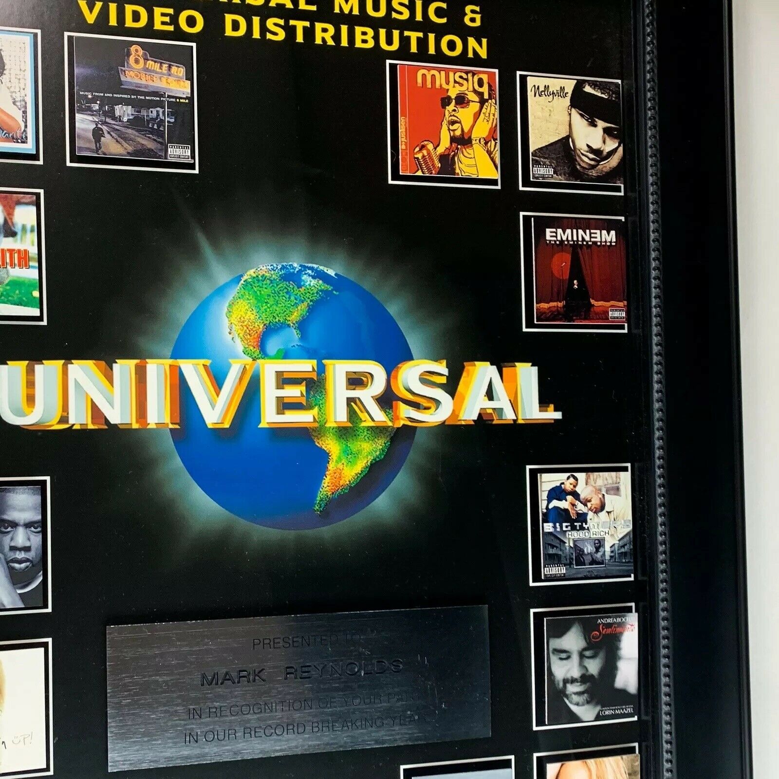 Universal Records Music Video Distribution Mutiple Artist RIAA Award ...